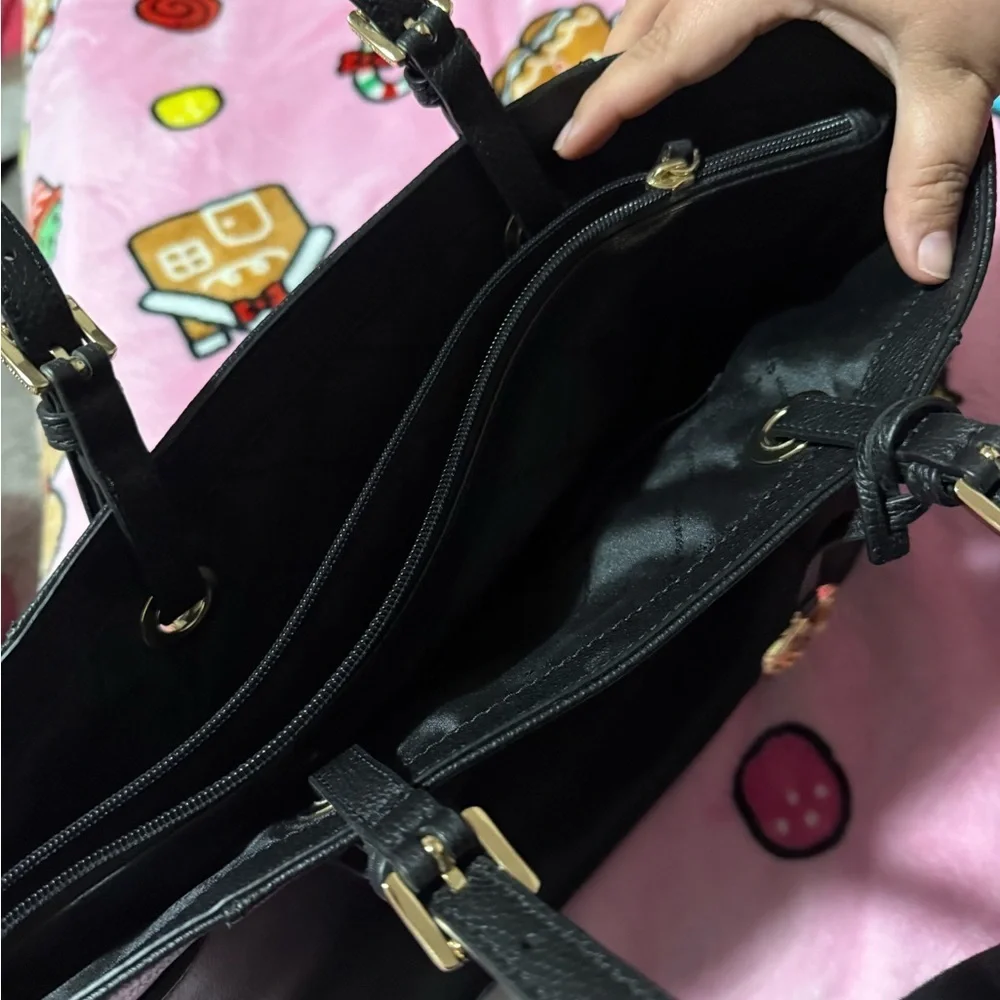 Michael Kors Black Pebbled Leather Tote